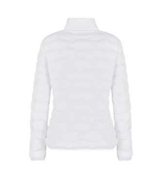 EA7 Veste matelasse Core Lady en tissu technique recycl blanc