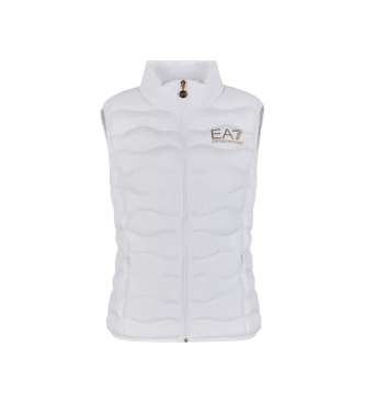 EA7 Gilet ripiegabile Core Lad bianco