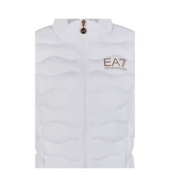 EA7 Gilet ripiegabile Core Lad bianco