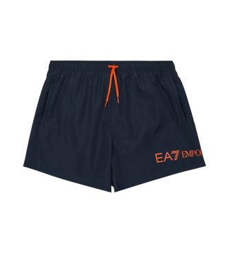 EA7 Medellng baddrkt med svart logotyp