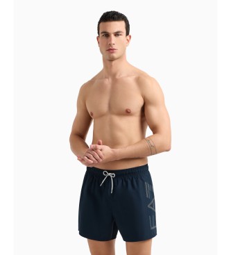 EA7 Fato de banho Maxilogo azul marinho