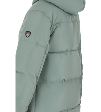 EA7 Puffy green coat