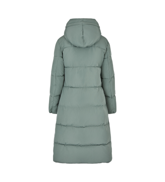 EA7 Cappotto classico con cappuccio verde