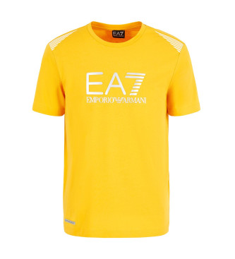 EA7 Basic T-shirt yellow logo