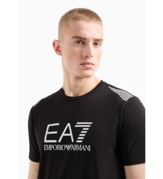 EA7 Basic T-shirt Logo zwart