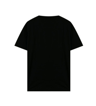 EA7 Basic-T-Shirt schwarz