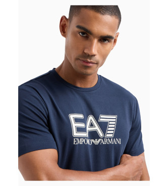 EA7 T-shirt marineblau