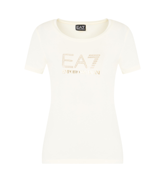 EA7 T-shirt com maxilogtipo Evolution branco