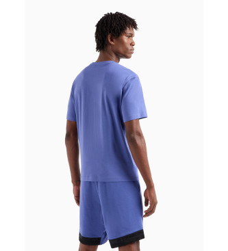 EA7 Core Id T-shirt blauw