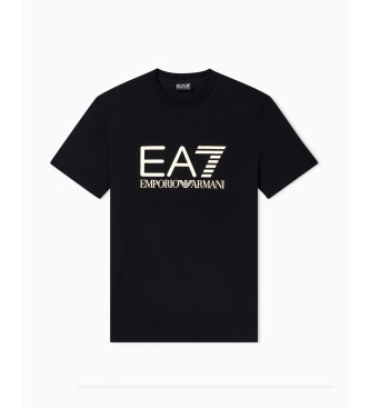 EA7 Camiseta Core Identity de punto negro