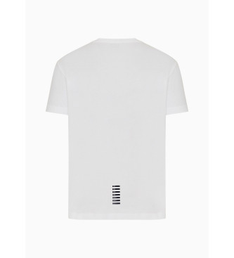 EA7 T-shirt Core Identity Pima blanc