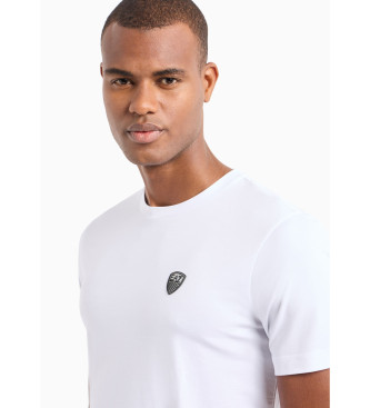 EA7 T-shirt coupe standard blanc