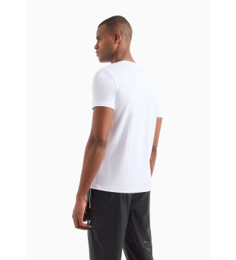 EA7 T-shirt coupe standard blanc