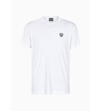 EA7 T-shirt coupe standard blanc