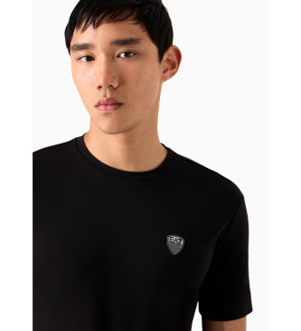 EA7 Standard cut T-shirt black