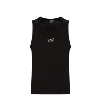 EA7 Core Identity majica s posadko in vratom črna