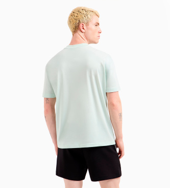 EA7 Detail T-shirt blauw