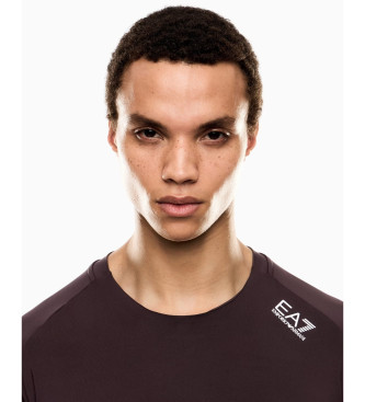 EA7 Majica Dynamic Athlete rjave barve