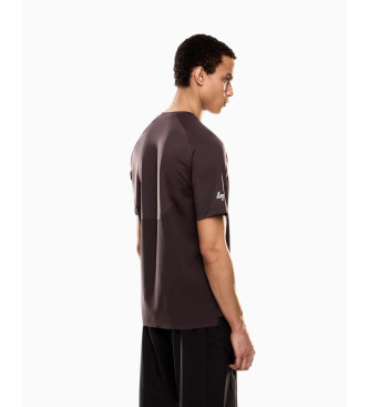 EA7 Majica Dynamic Athlete rjave barve