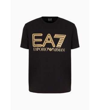 EA7 T-shirt Standaard Logo zwart
