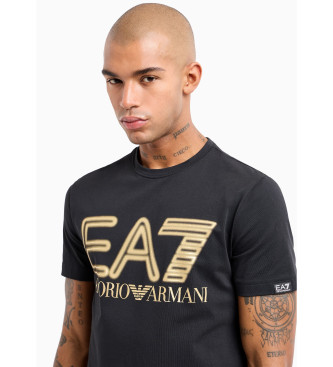 EA7 T-shirt Standard Logo czarny