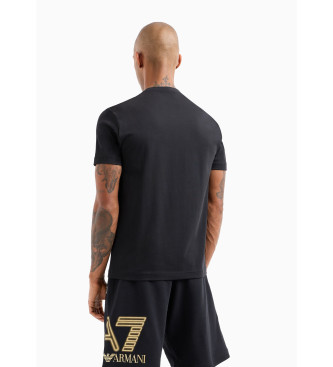 EA7 T-shirt standard con logo nero