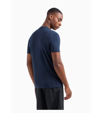 EA7 Standard-T-Shirt in Marineblau