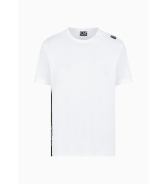 EA7 T-shirt Lateral branca