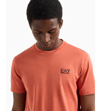 EA7 Logo-T-Shirt orange