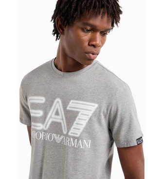 EA7 Majica z logotipom serije siva