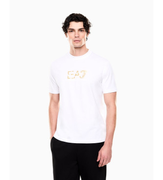 EA7 Camiseta Premium Label blanco