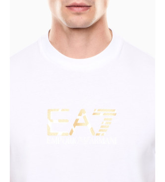 EA7 Camiseta Premium Label blanco