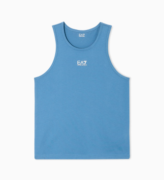 EA7 T-shirt sem mangas core identity azul