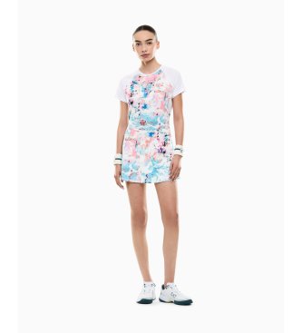 EA7 T-shirt de tennis blanc