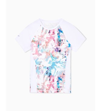 EA7 T-shirt de tennis blanc