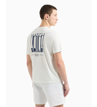 EA7 T-shirt branca do Clube de Tnis