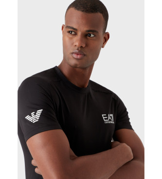 EA7 Tennis Pro T-shirt zwart