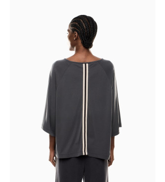 EA7 T-shirt Sporty Forever cinzento escuro