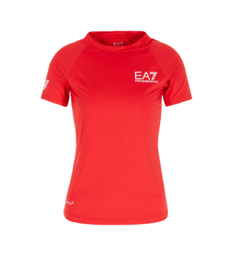 EA7 Sport-T-Shirt rot