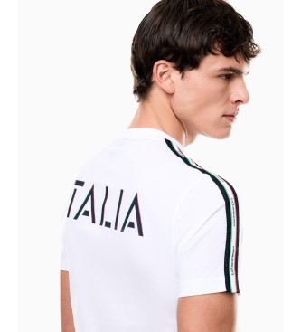 EA7 T-shirt Italian Spirit biały