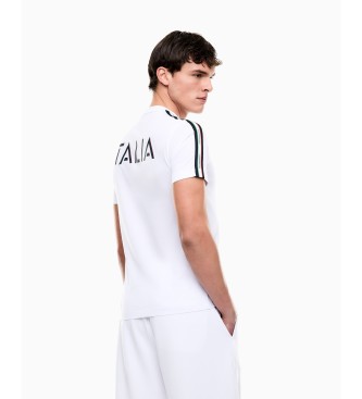 EA7 T-shirt Italian Spirit biały