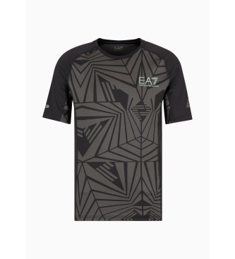 EA7 Vigor7 Graphic T-shirt noir