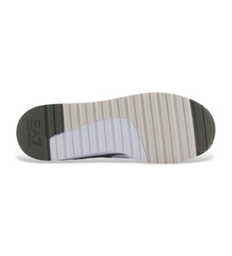 EA7 Tnis de couro Carter's branco