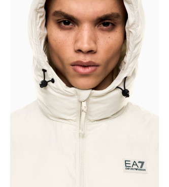 EA7 Chaleco Mountain blanco roto