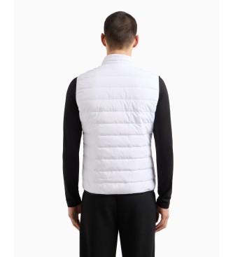 EA7 Chaleco Plegable Premium Shield blanco