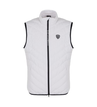 EA7 Chaleco Plegable Premium Shield blanco