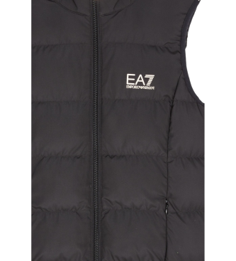 EA7 Gilet nero lucido