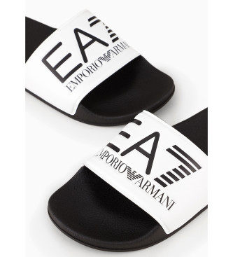 EA7 Sport flip flops white