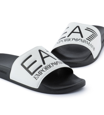 EA7 Sport flip flops white