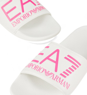 EA7 Chanclas Visibility blanco